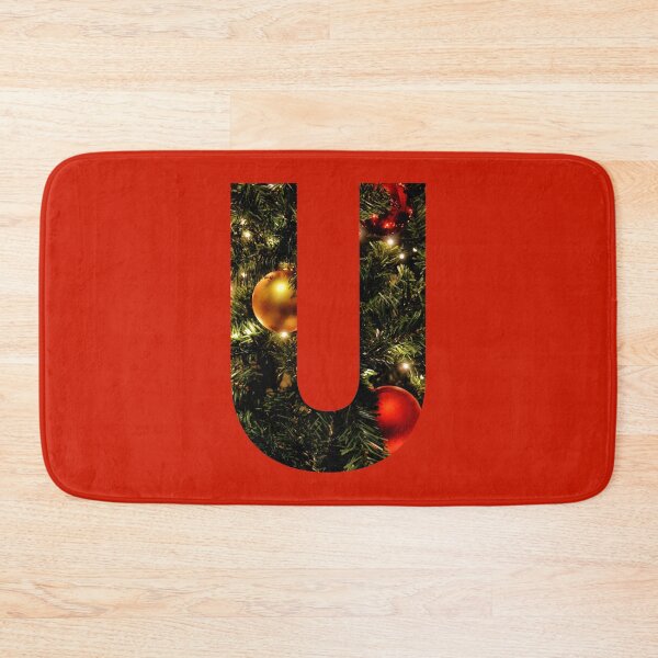 Item preview, Christmas Tree Letter U designed and sold by LiveAndGlow.