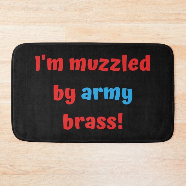 Item preview, Muzzled By Army Brass Classic T-Shirt designed and sold by Swooncake Press.