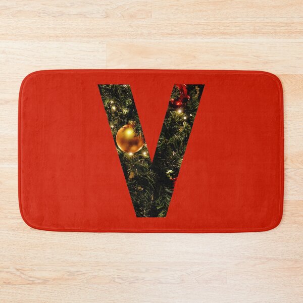 Item preview, Christmas Tree Letter V designed and sold by LiveAndGlow.