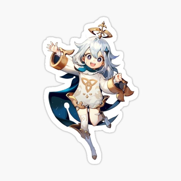 Cute Paimon Genshin Impact Sticker For Sale By Kami Anime Redbubble 