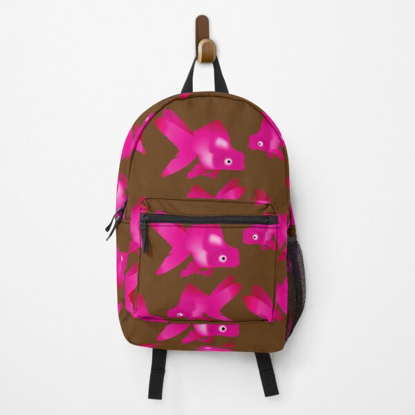 Item preview, Goldfish in Pink on Chocolate Background designed and sold by Darcy777.