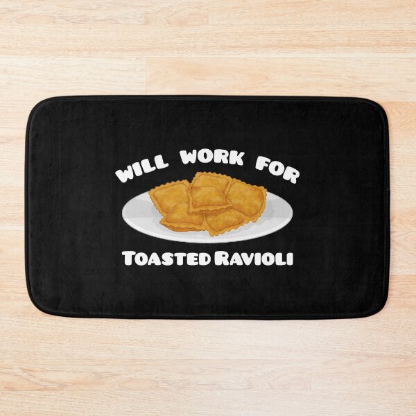 Item preview, American Food St Louis Will Work For Toasted Ravioli graphic designed and sold by jakehughes2015.