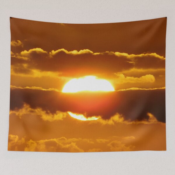 Item preview, Sun Happiness Yellow Sunrise Sunset Cloudy Skies designed and sold by leiriin.