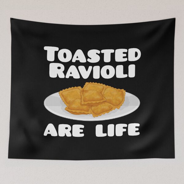 Item preview, Life St Louis Foodie Missouri Food Toasted Ravioli print designed and sold by jakehughes2015.