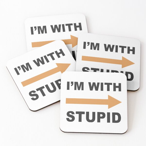 Item preview, I'm With Stupid designed and sold by DrivingAviation.