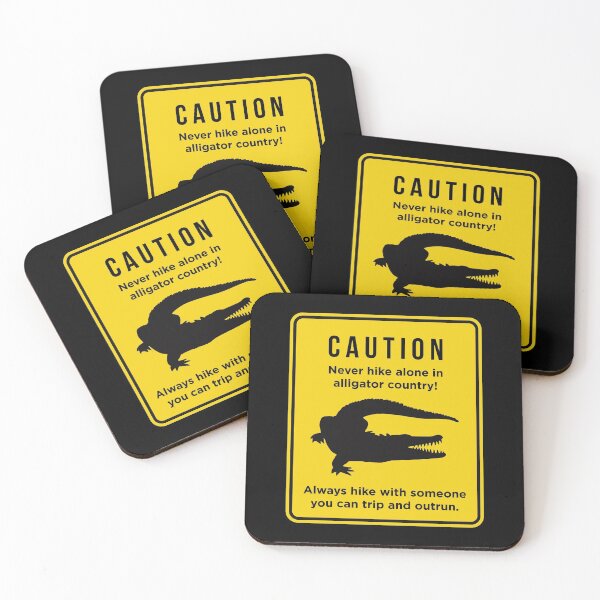 Item preview, Funny Don't Hike Alone in Alligator Country product designed and sold by jakehughes2015.