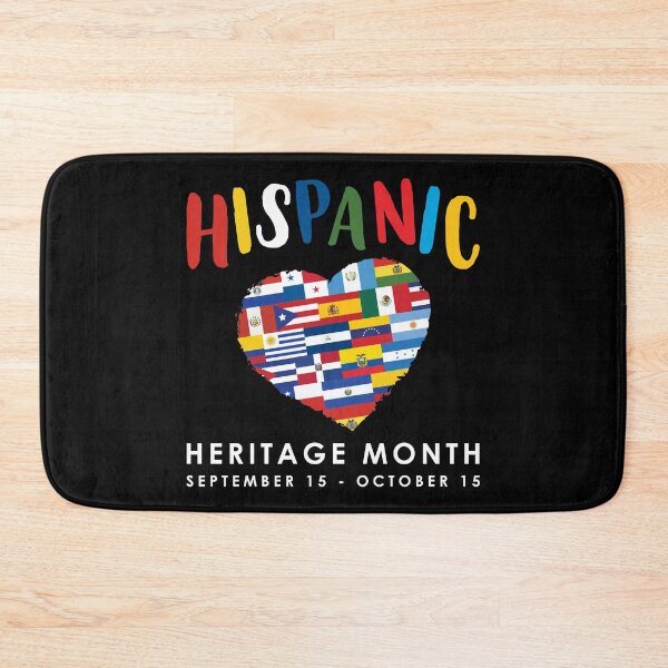Item preview, Hispanic Pride Heart Heritage Month design designed and sold by jakehughes2015.
