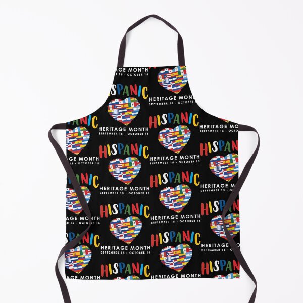 Item preview, Hispanic Pride Heart Heritage Month design designed and sold by jakehughes2015.