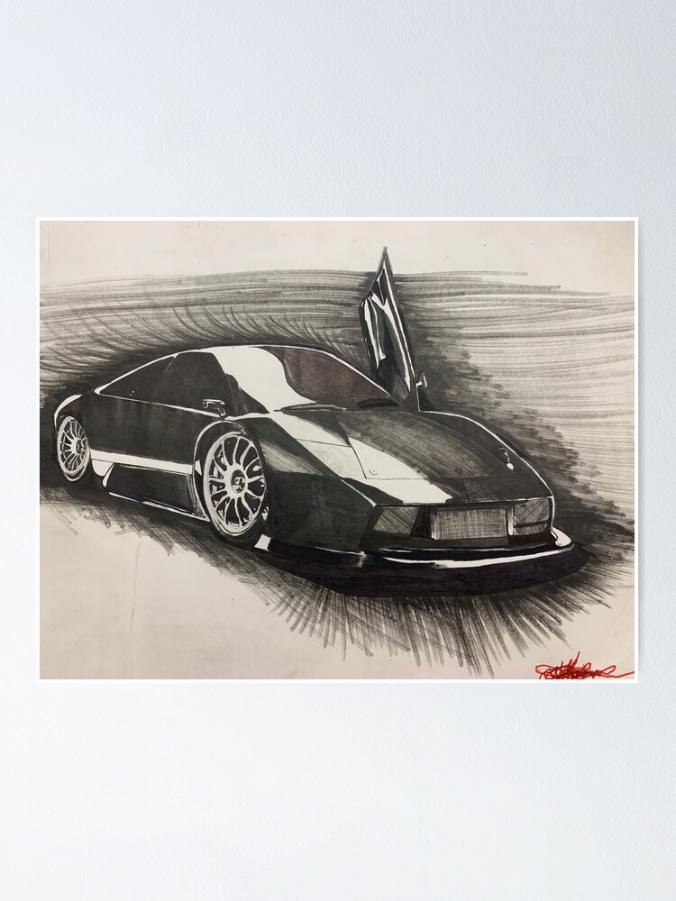 Lamborghini murcielago drawing