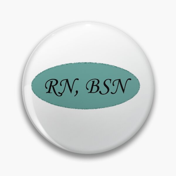 Item preview, RN BSN in Teal designed and sold by ArtsyRabbit.