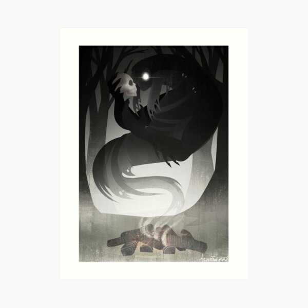 Abandoned Campsite Art Print