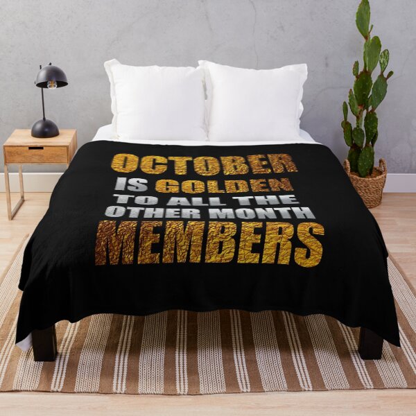 Item preview, October is golden, October, birthday, november, september, april, august, february, january, july, june, march, may, dad, december, retro, vintage, born, father, mom, cool, ovo, libra designed and sold by bimmer325.