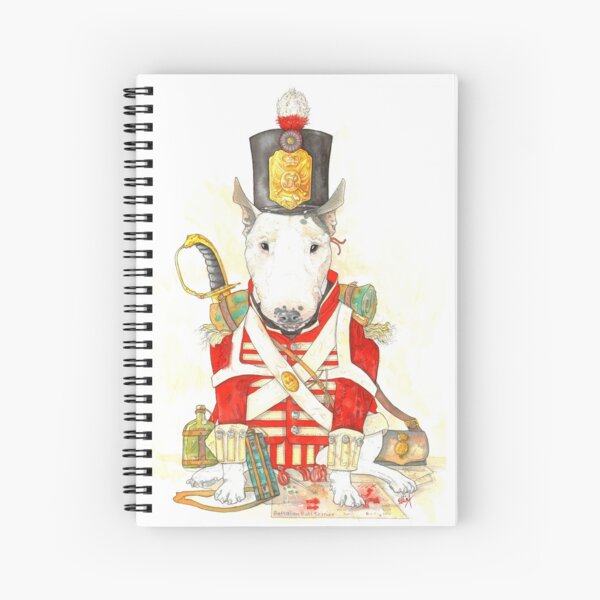 Battalion Bull Terrier Spiral Notebook