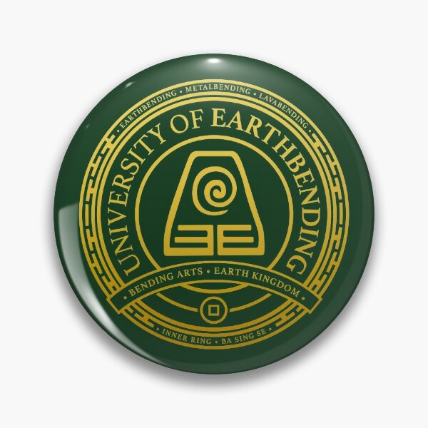 ATLA University of Earthbending: Avatar Inspired-Design Pin