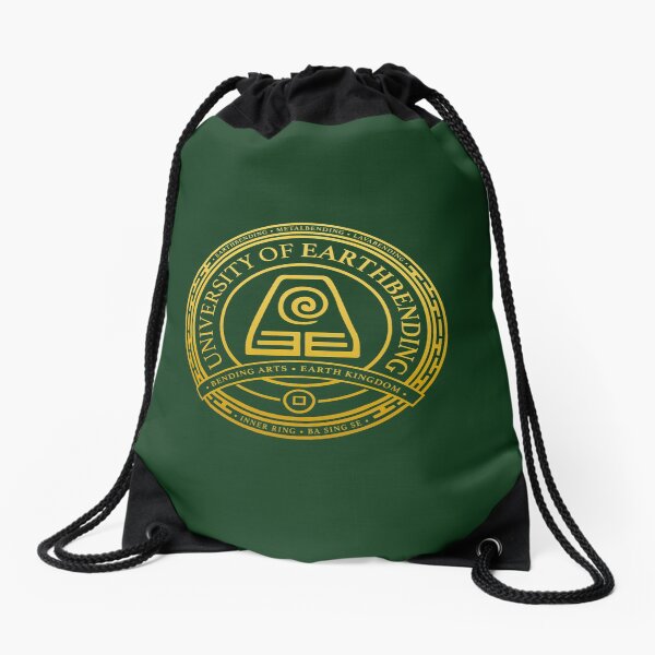 ATLA University of Earthbending: Avatar Inspired-Design Drawstring Bag