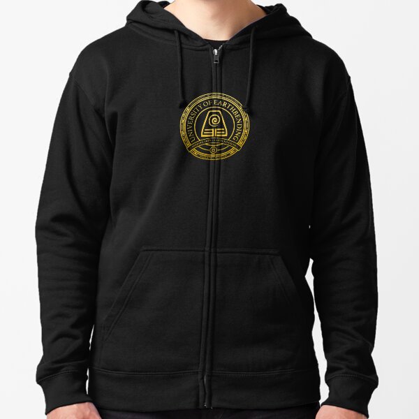 ATLA University of Earthbending: Avatar Inspired-Design Zipped Hoodie