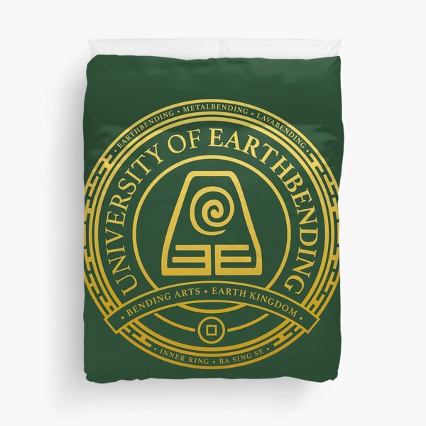 ATLA University of Earthbending: Avatar Inspired-Design Duvet Cover