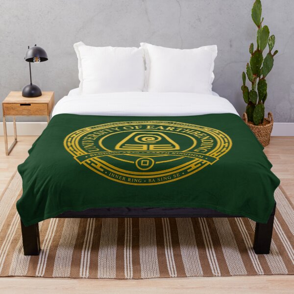 ATLA University of Earthbending: Avatar Inspired-Design Throw Blanket