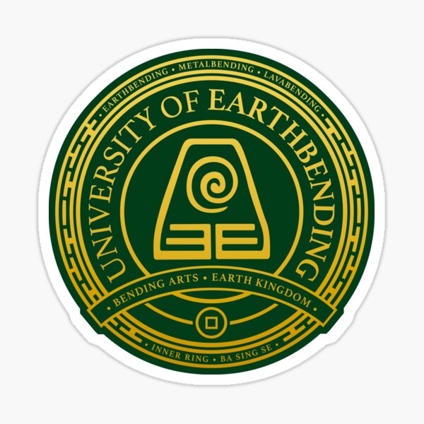 ATLA University of Earthbending: Avatar Inspired-Design Sticker