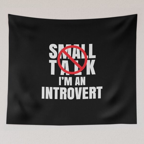 Item preview, No Small Talk I'm An Introvert designed and sold by Maria Garcia.