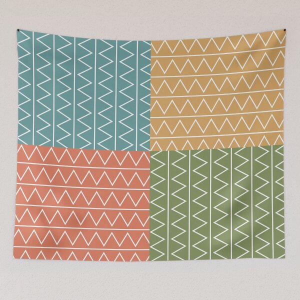 Item preview, Native Color zig-zag pattern designed and sold by Masayakana.