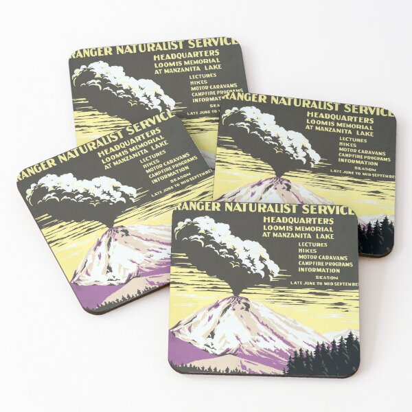 Item preview, America LASSEN VOLCANIC National Park WPA Art Series designed and sold by retroposters.
