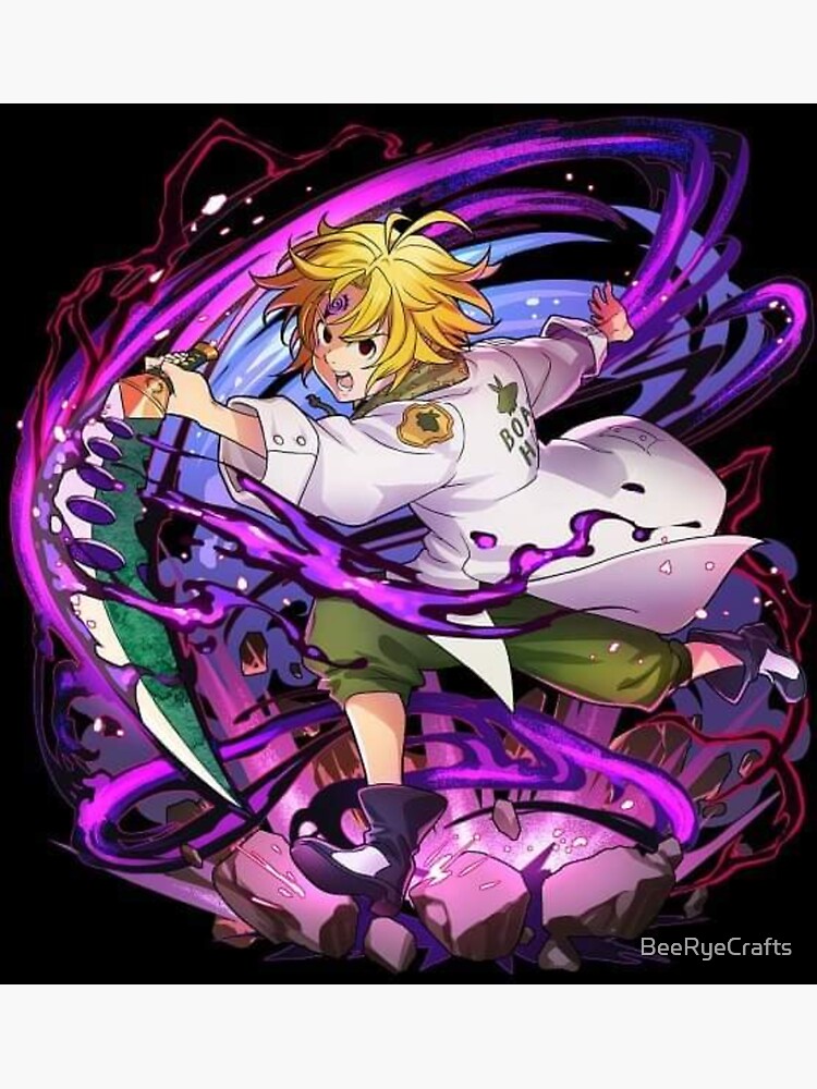 Nanatsu no Taizai Seven Deadly Sins Meliodas Ban King Anime Acrylic Stand  Figure Desktop Decor Collection