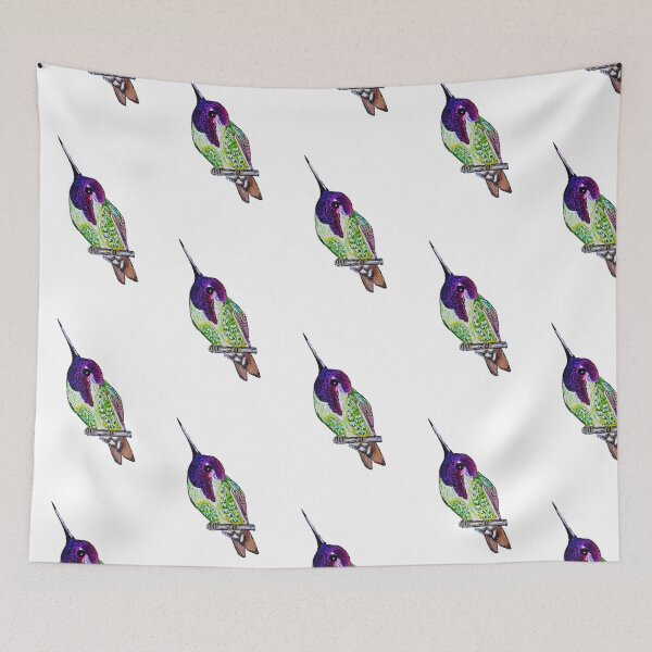Item preview, Perched hummingbird designed and sold by AdelaReuscher.