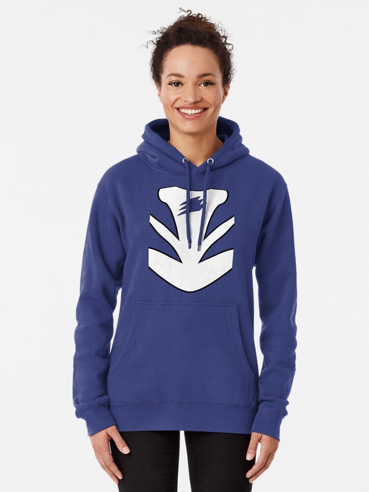 bright cyan hoodie