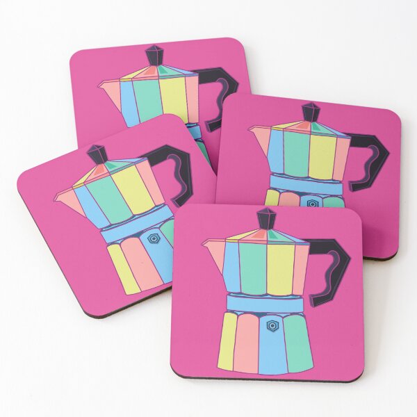 Item preview, Coffee Pot Pink designed and sold by Leilestudio.