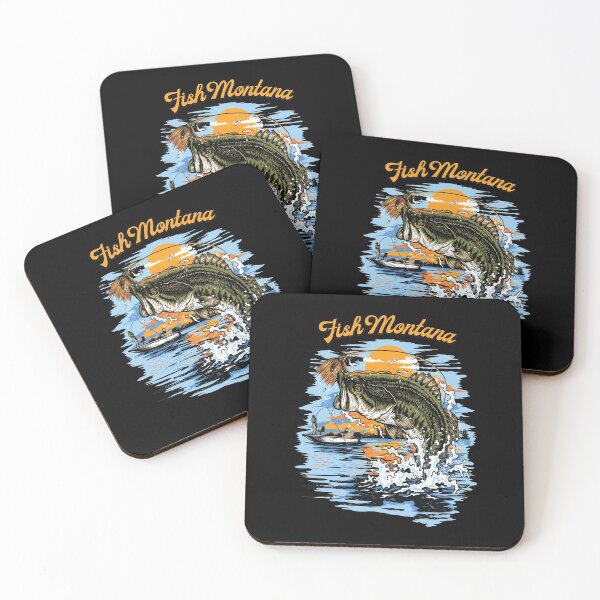 Item preview, Largemouth Bass Fishing Graphic design | Fish Montana graphic designed and sold by jakehughes2015.