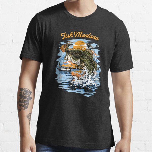  Funny Men Angler Fish Fishing Bass Premium T-Shirt