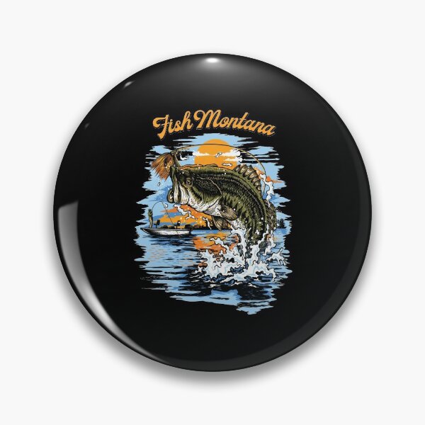 Item preview, Largemouth Bass Fishing Graphic design | Fish Montana graphic designed and sold by jakehughes2015.