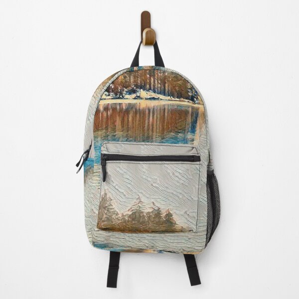 Item preview, Scenic Winter Snow Lake Roadtrip designed and sold by Galathi Designs.