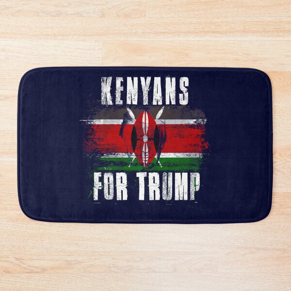 Item preview, Kenya For Trump - Trump 2020 Patriotic Flag designed and sold by ockshirts.