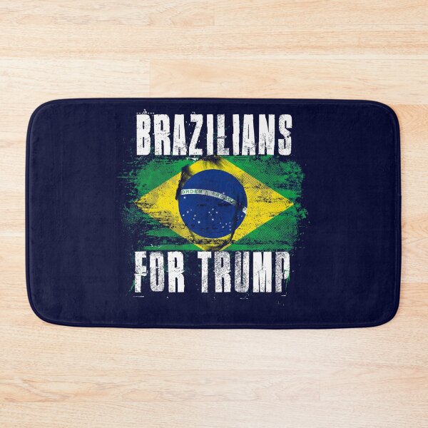 Item preview, Brazilians For Trump - Trump 2020 Patriotic Flag designed and sold by ockshirts.