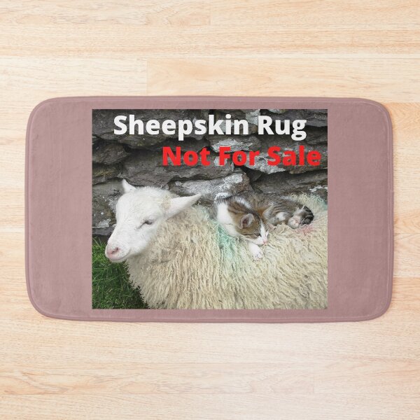 Item preview, Cat resting on Sheep's back designed and sold by Bagsyrose.