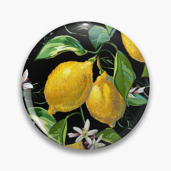 Item preview, Fresh Lemons | Black designed and sold by L Diane Johnson.