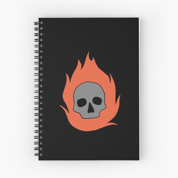 Item preview, Skull on fire, colored designed and sold by CaptinAubs.