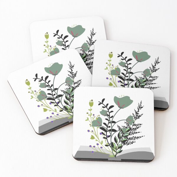 Item preview, Flowers growing from a book designed and sold by Gatugi.