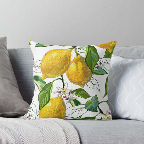 Item preview, Fresh Lemons | White designed and sold by L Diane Johnson.