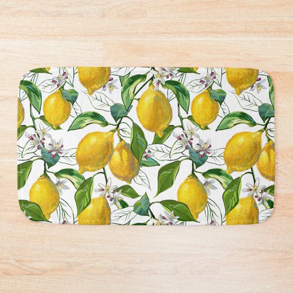Item preview, Fresh Lemons | White designed and sold by L Diane Johnson.