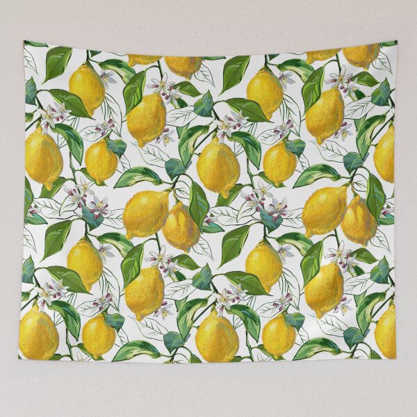 Item preview, Fresh Lemons | White designed and sold by L Diane Johnson.