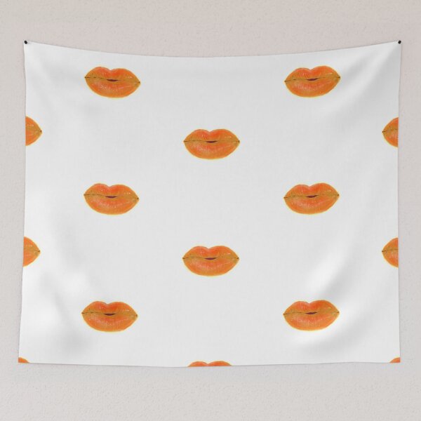 Item preview, Autumn Cute Thick Lips Watercolor Painting designed and sold by javes93.