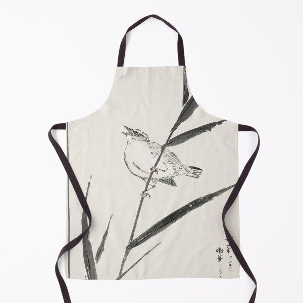 Item preview, reed bunting and reed illustration 42664062564 designed and sold by Bird-Lore.
