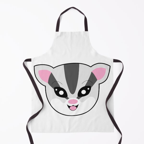 Item preview, White Sugar Glider Happy Face designed and sold by Cutesycritters.