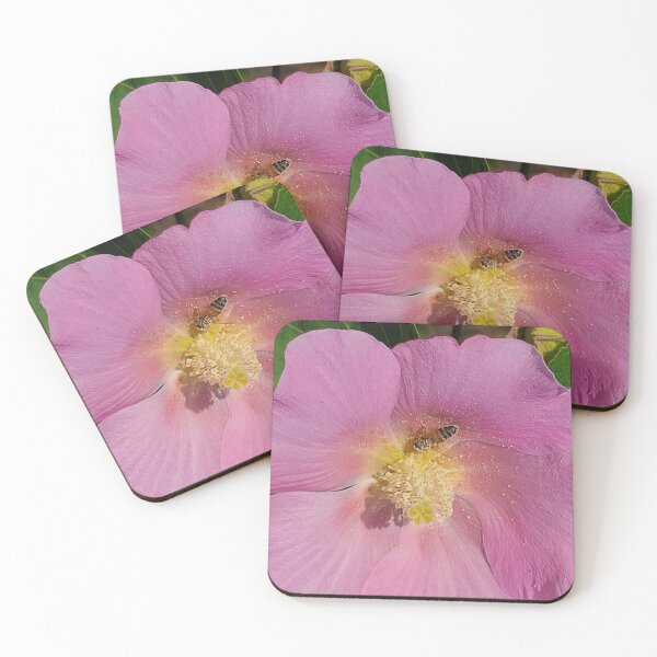 Item preview, Bees picking pollen nectar from wildflowers at citrus farms in Jeju Island, Korea designed and sold by human8891.