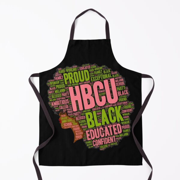 Item preview, HBCU Pink and Green Words in Afro designed and sold by blackartmatters.