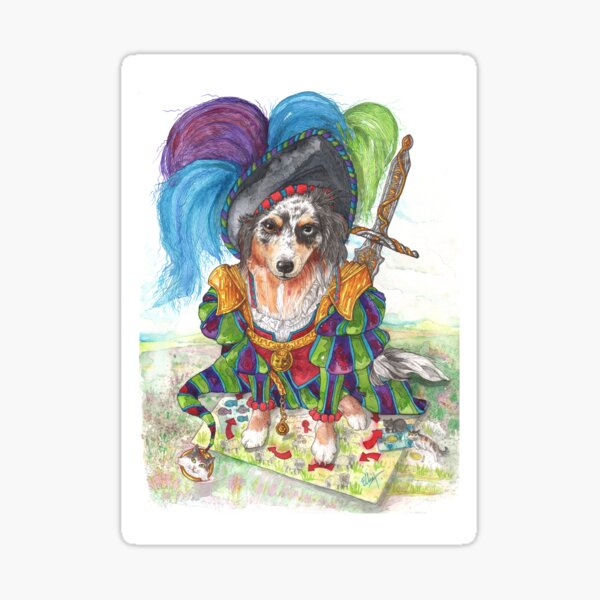 Blue Merle Militia Sticker