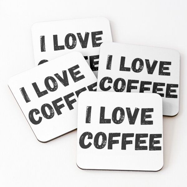 Item preview, I Love Coffee designed and sold by coffeetea2020.